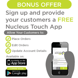 Sign up and provide your customers a FREE Nucleus Touch App